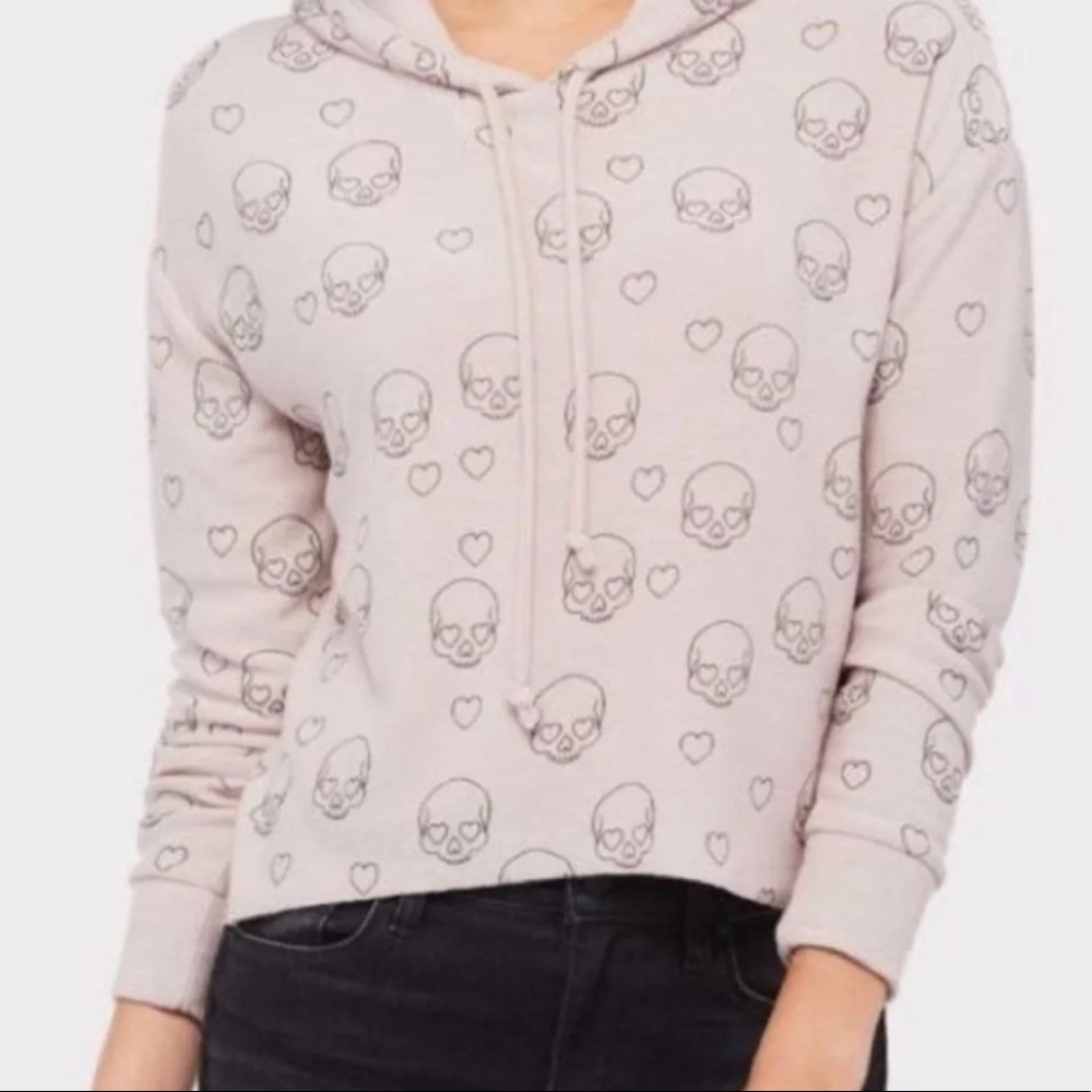 Chaser skull hooded sweatshirt